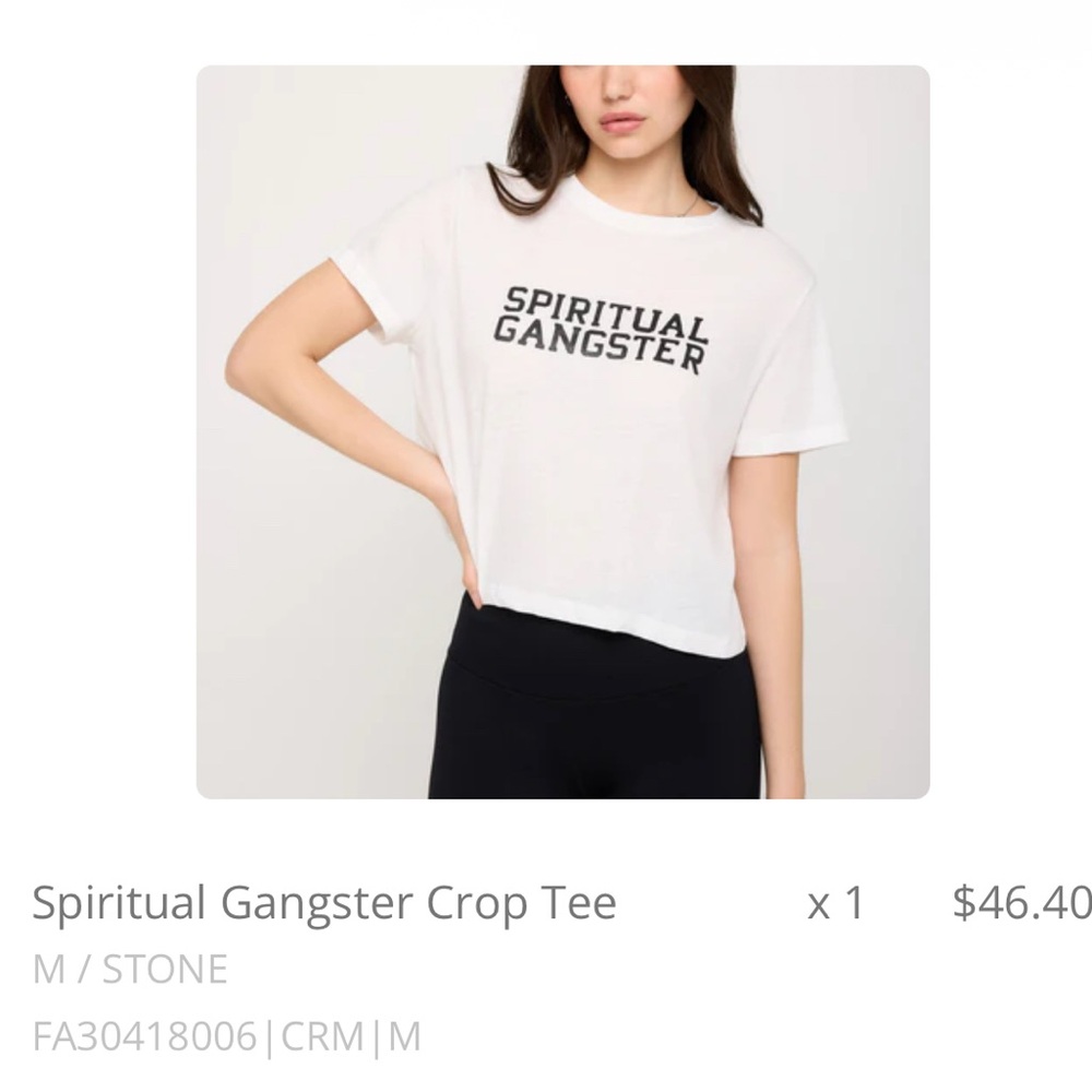 Spiritual Gangster Stone Crop Tee